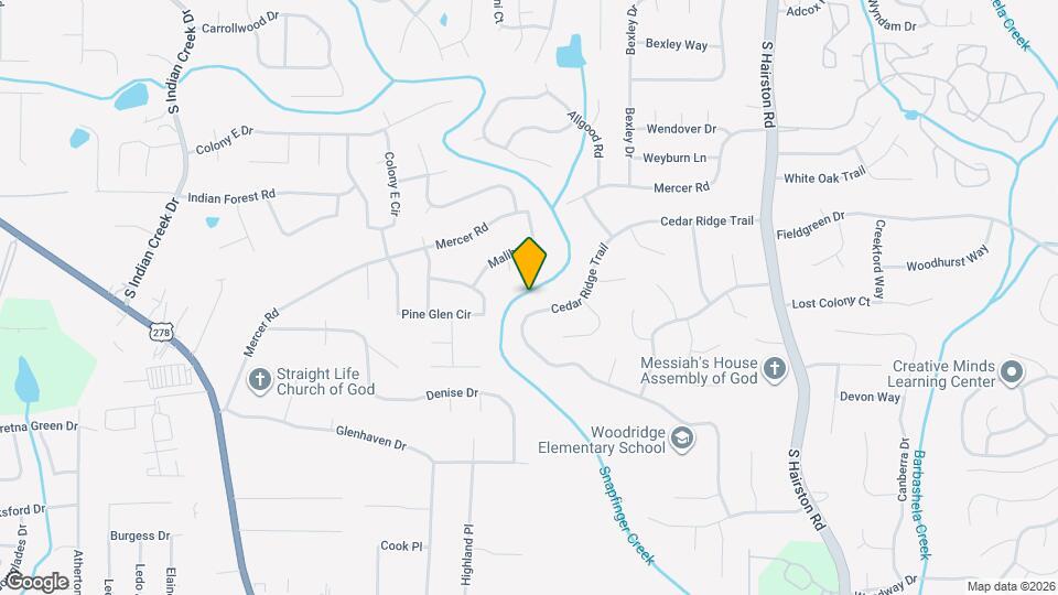 4422 Cedar Ridge Trail Map and Location Details