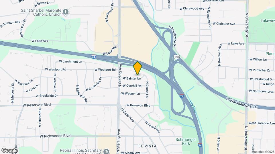 2303 W Bainter Ln Map and Location Details