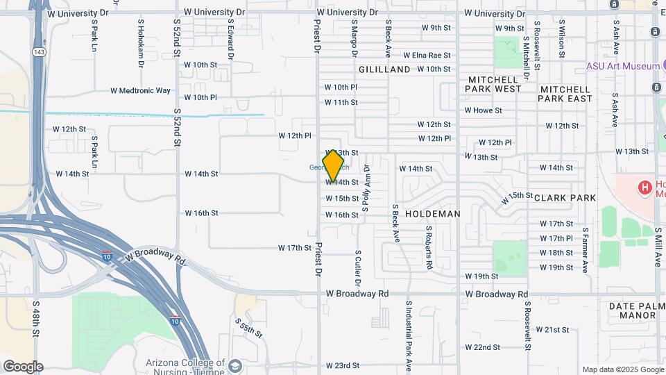 1363 W 14th St Map and Location Details