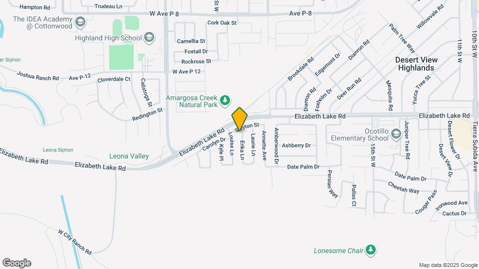 38719 Erika Ln Map and Location Details