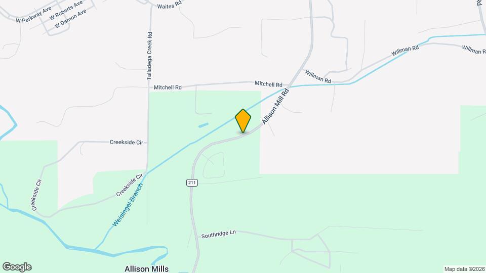 2795 Allison Mill Rd Map and Location Details