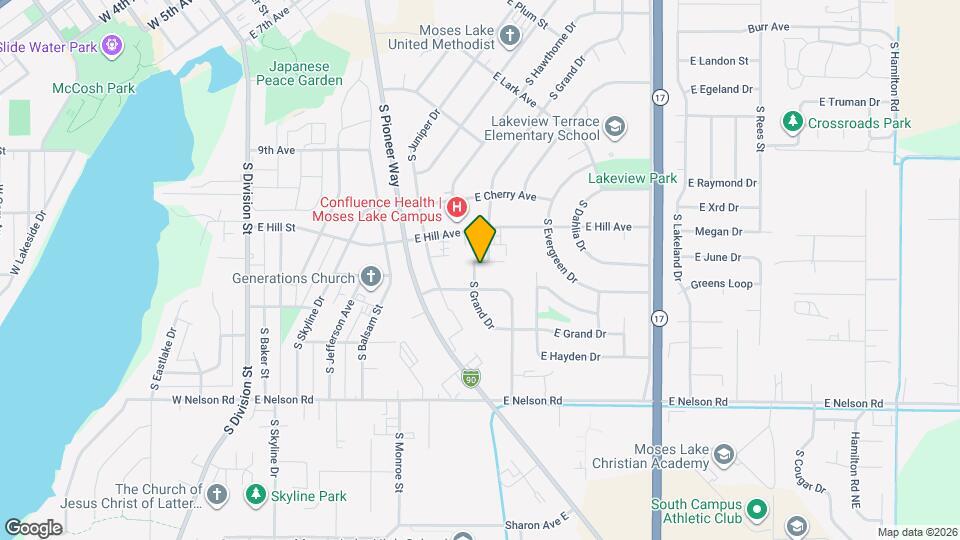 901 E Ball Ct Map and Location Details
