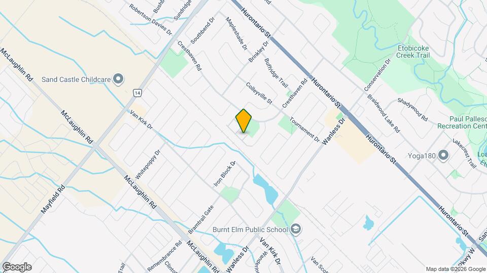 200 Cresthaven Rd Map and Location Details