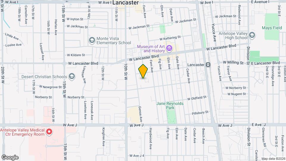 44727 Gadsden Ave Map and Location Details