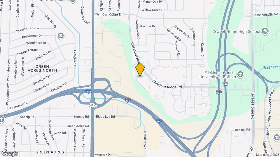 4303 Chestnut Ridge Rd Map and Location Details