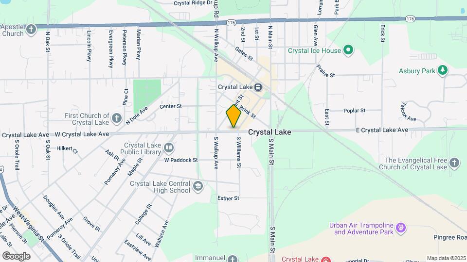 26 E Crystal Lake Ave Map and Location Details