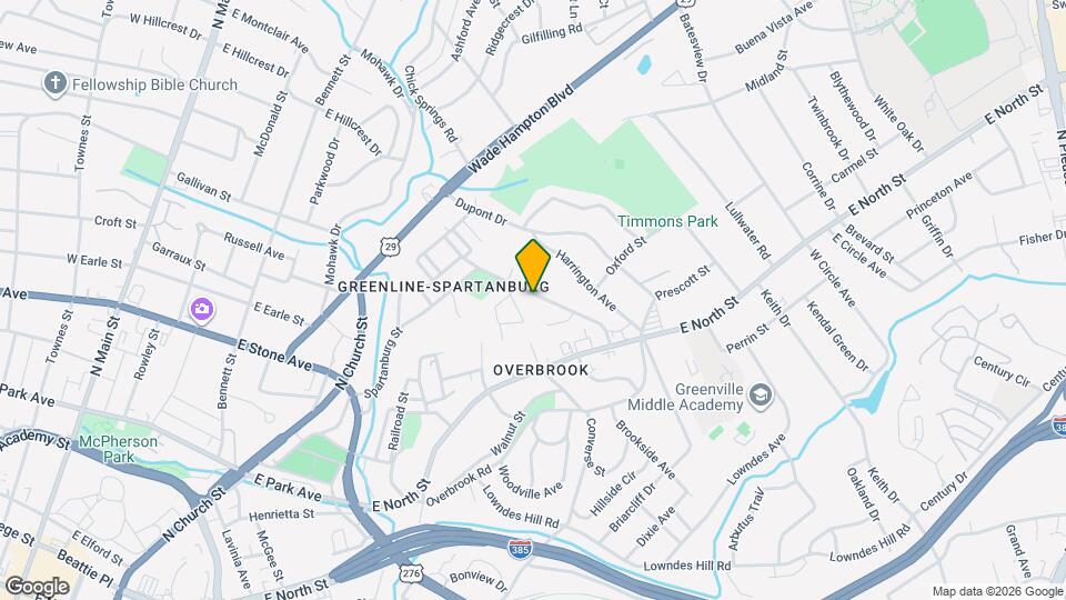 47 Spartanburg St Map and Location Details