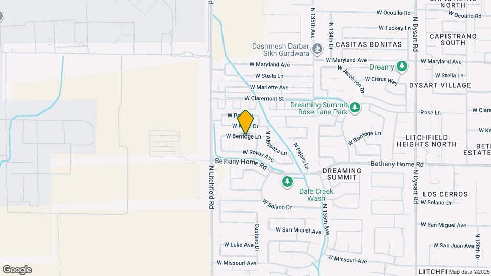 13737 W Berridge Ln Map and Location Details