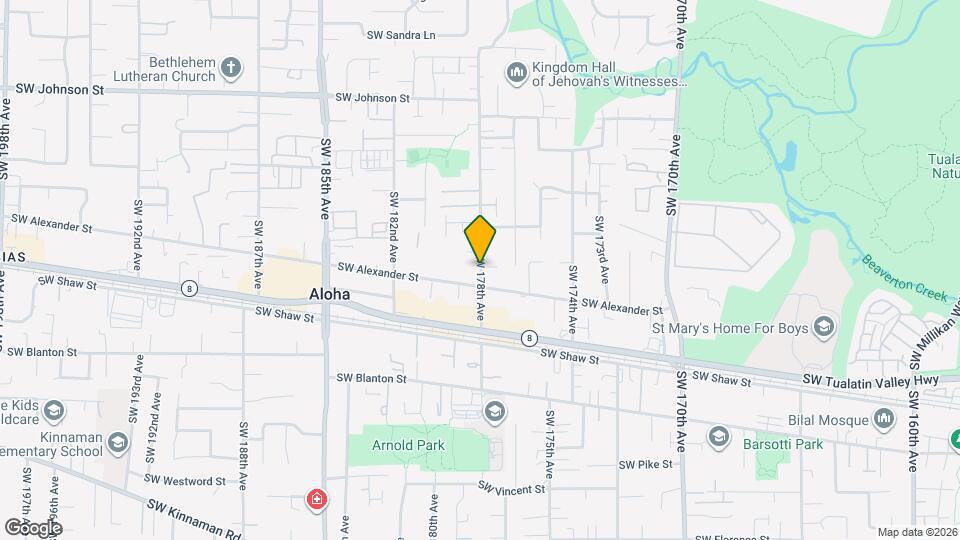 3407 SW 178th Ave Map and Location Details