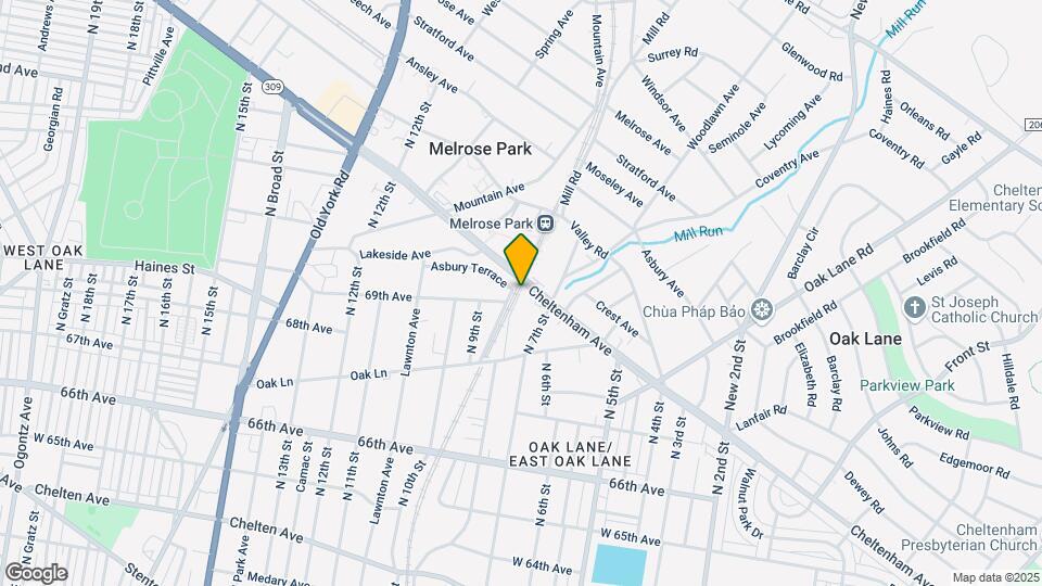 6855 N Franklin St Mapa y Detalles de la Ubicación