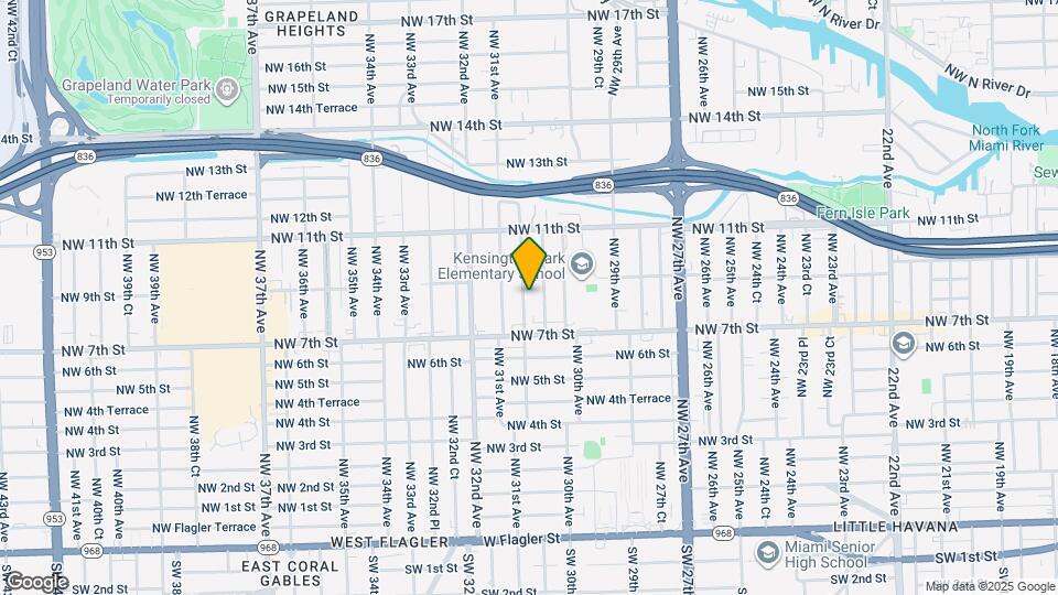 801 NW 30th Pl Map and Location Details
