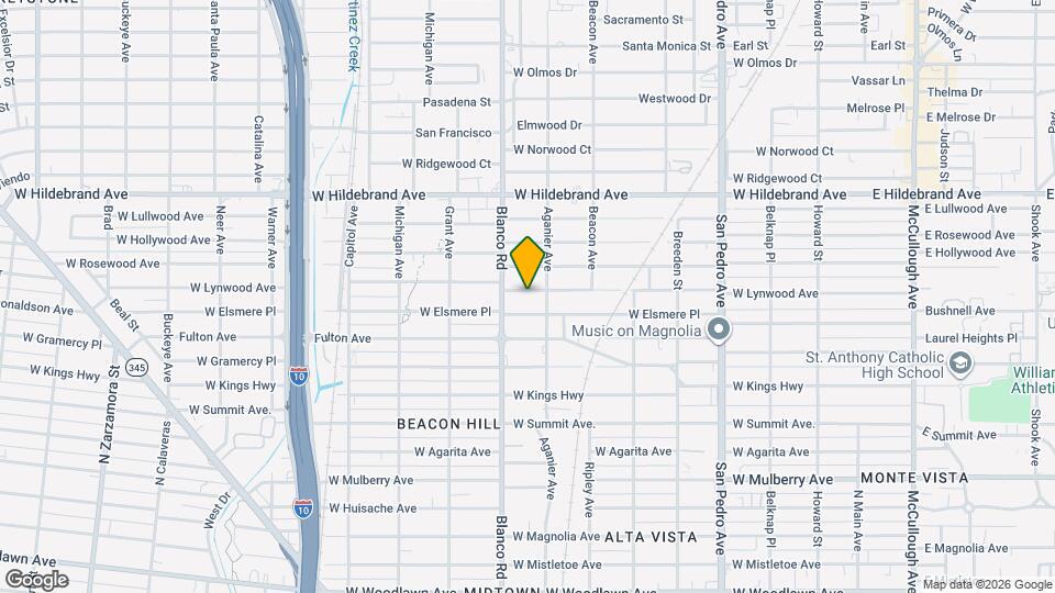 818 W Lynwood Ave, Unit A Map and Location Details