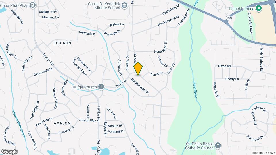 8263 Kendrick Rd Map and Location Details