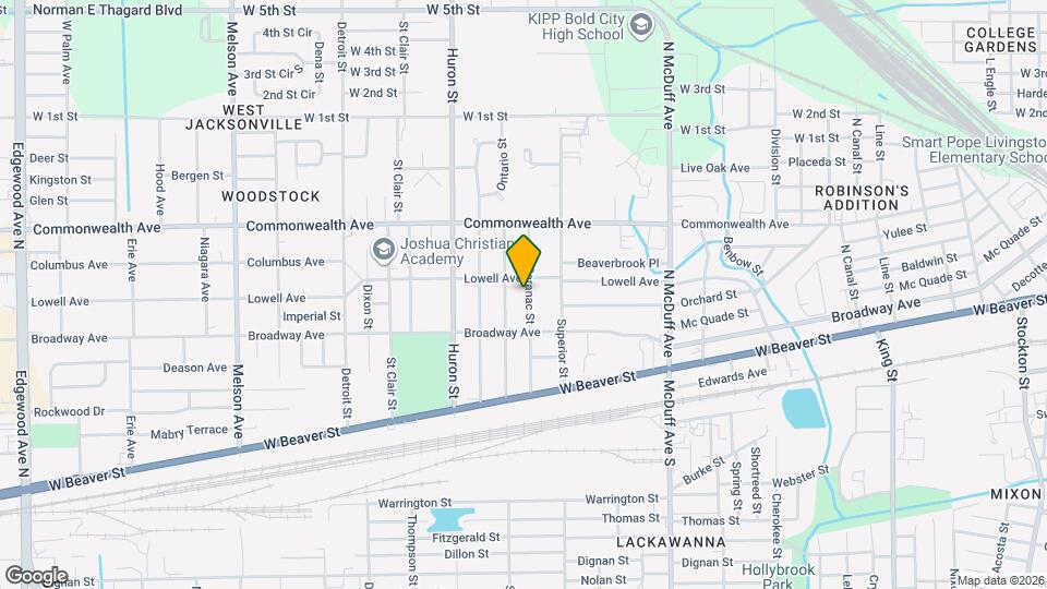 844 Saranac St Map and Location Details