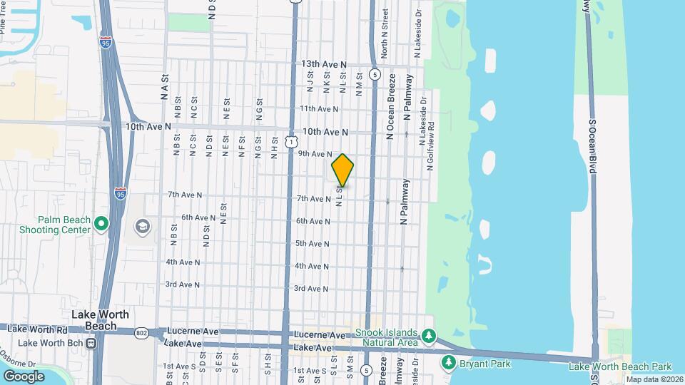 702 N L St-Unit -702 N L street Ap 5 Map and Location Details