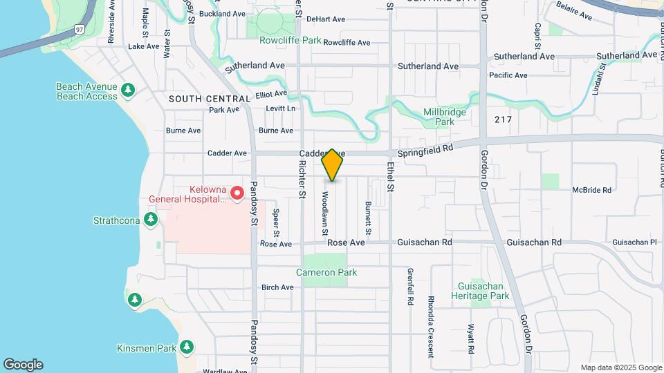 2165 Woodlawn St Map and Location Details