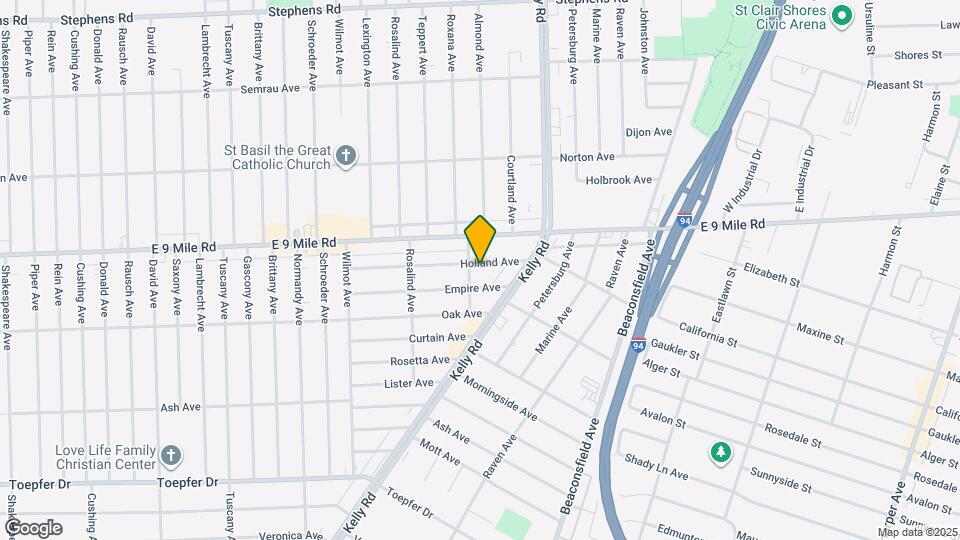 18508 Holland Ave Map and Location Details