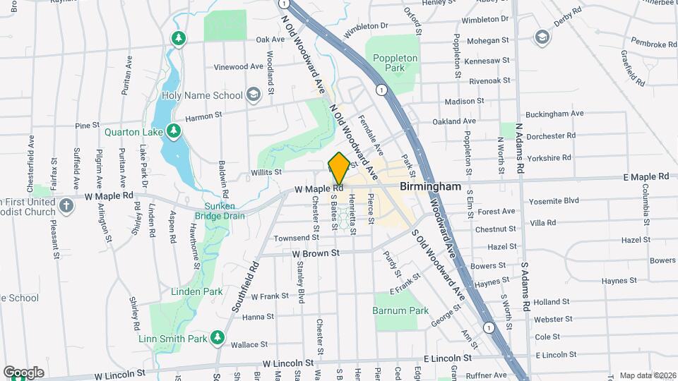 271 W Maple Rd Map and Location Details