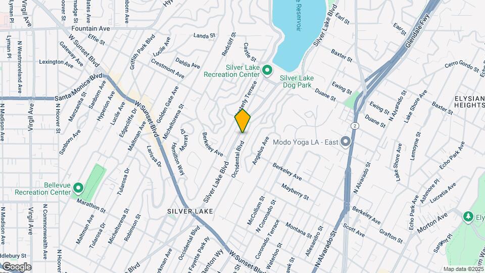 1614 1/2 Silver Lake Blvd Map and Location Details