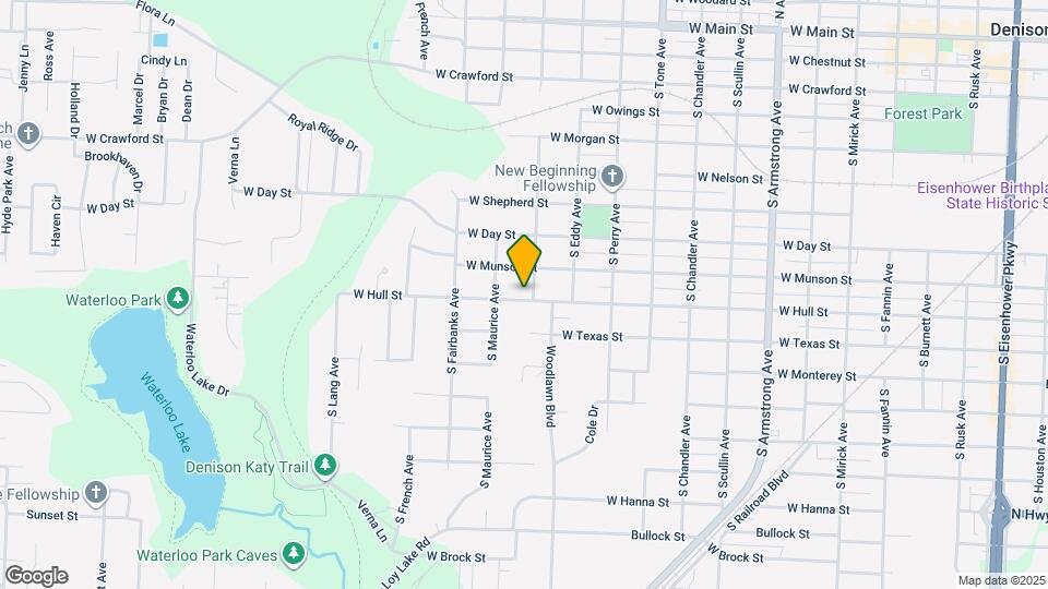 909 S Brown Ave Map and Location Details