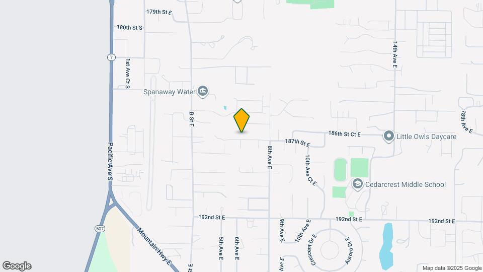 605 187th St E Map and Location Details