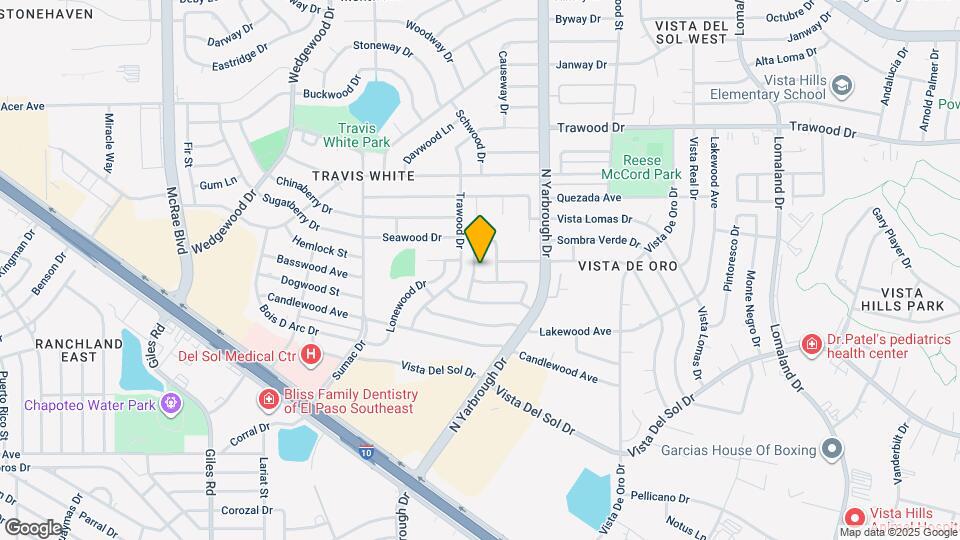 1316 Hookridge Dr Map and Location Details