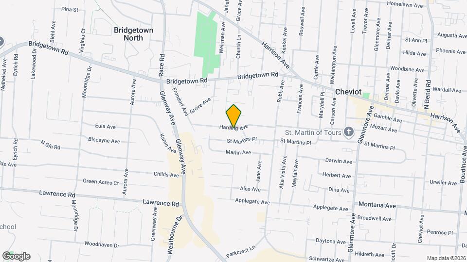 4315 Harding Ave Map and Location Details