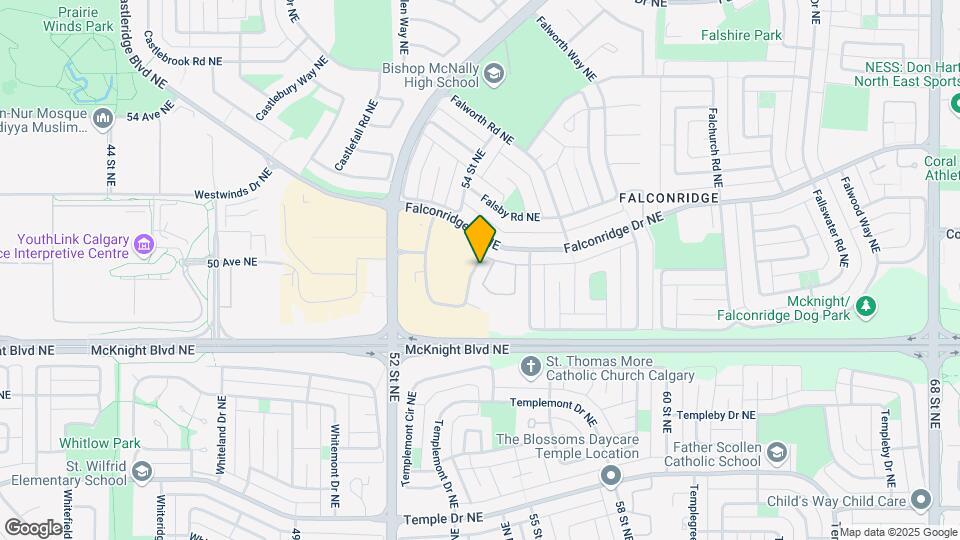 1155 Falconridge Dr NE Map and Location Details