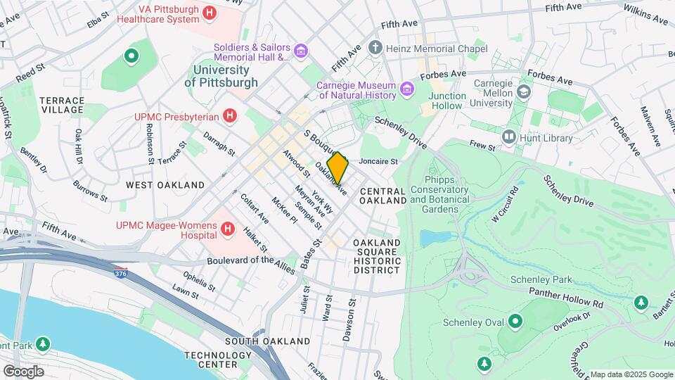 346 Oakland Ave Map and Location Details