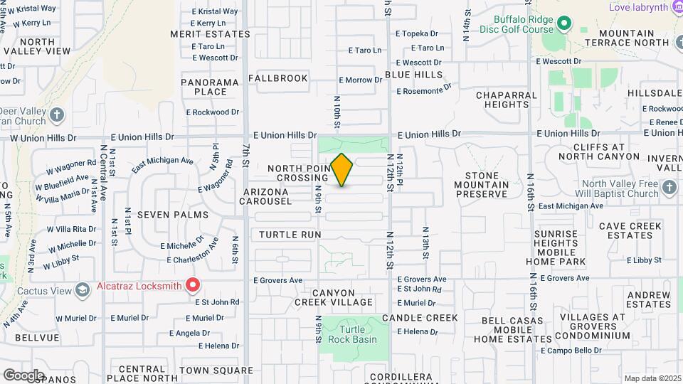 938 E Villa Maria Dr Map and Location Details
