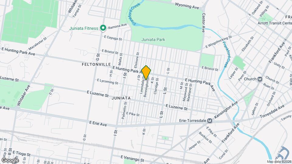 4118 Bennington St Map and Location Details