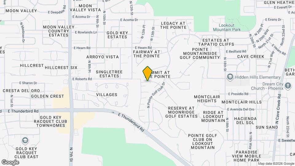 1257 E Voltaire Ave Mapa y Detalles de la Ubicación