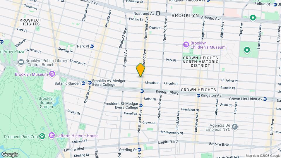 808 Nostrand Ave Map and Location Details