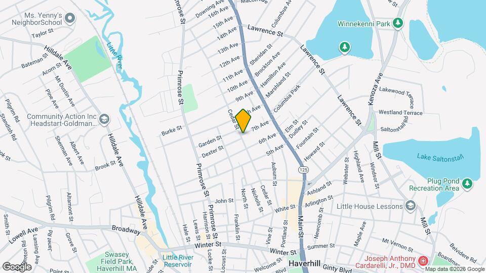 101 Cedar St Map and Location Details