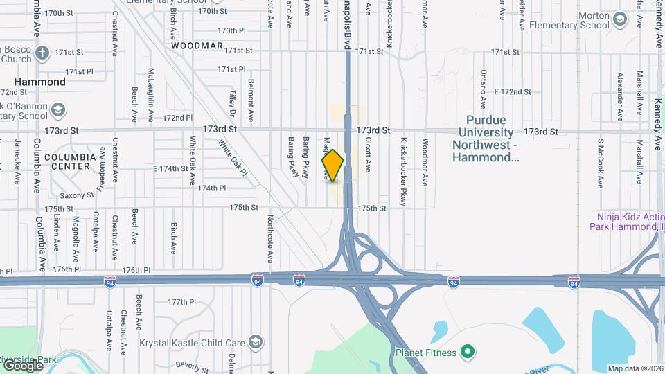 7427 Magoun Ave Map and Location Details