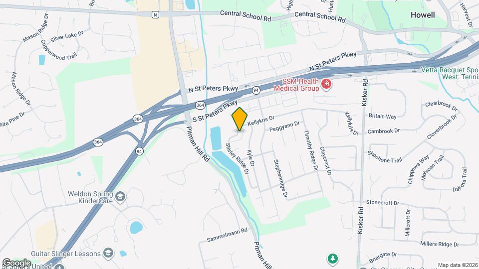 132 Shirley Ridge Dr Map and Location Details