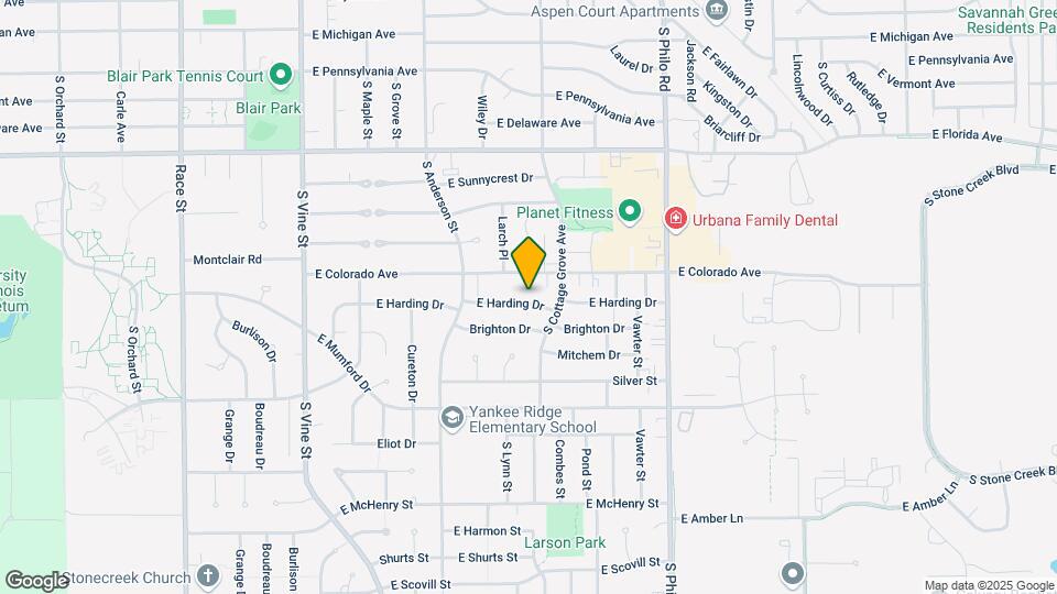 906 E Harding Dr Map and Location Details