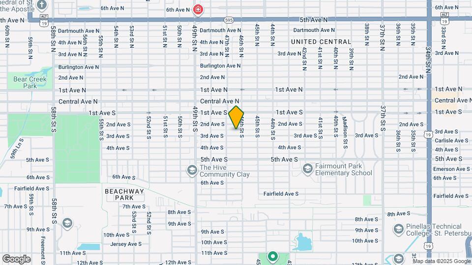 4625 3rd Ave S Map and Location Details