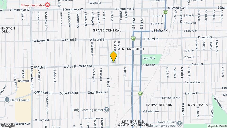 1933 S 2nd St Map and Location Details