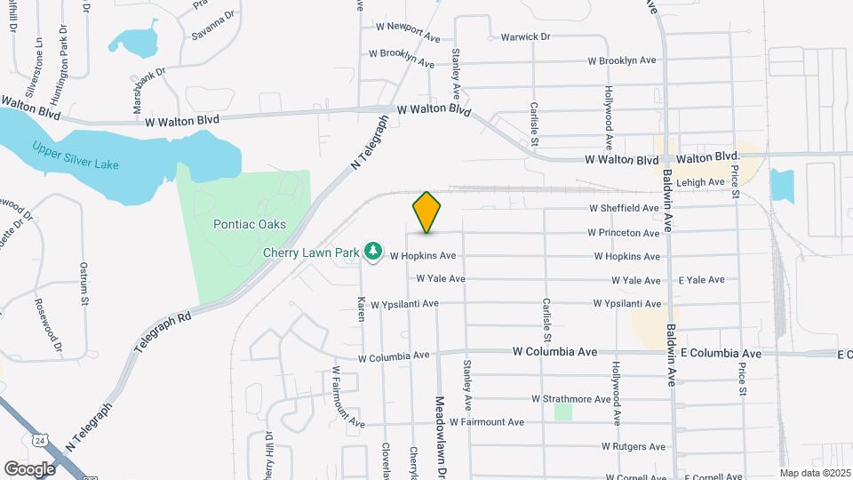 321 W Princeton Ave Map and Location Details