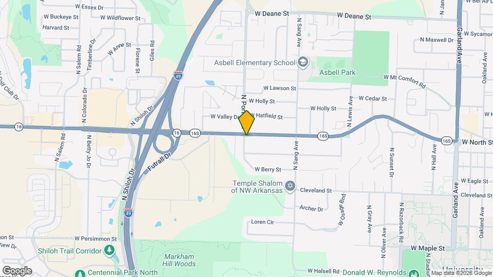 2365 W Wedington Dr Map and Location Details