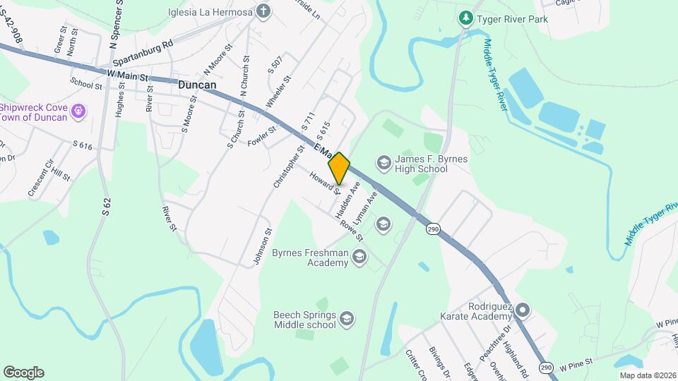 116 Howard St Map and Location Details