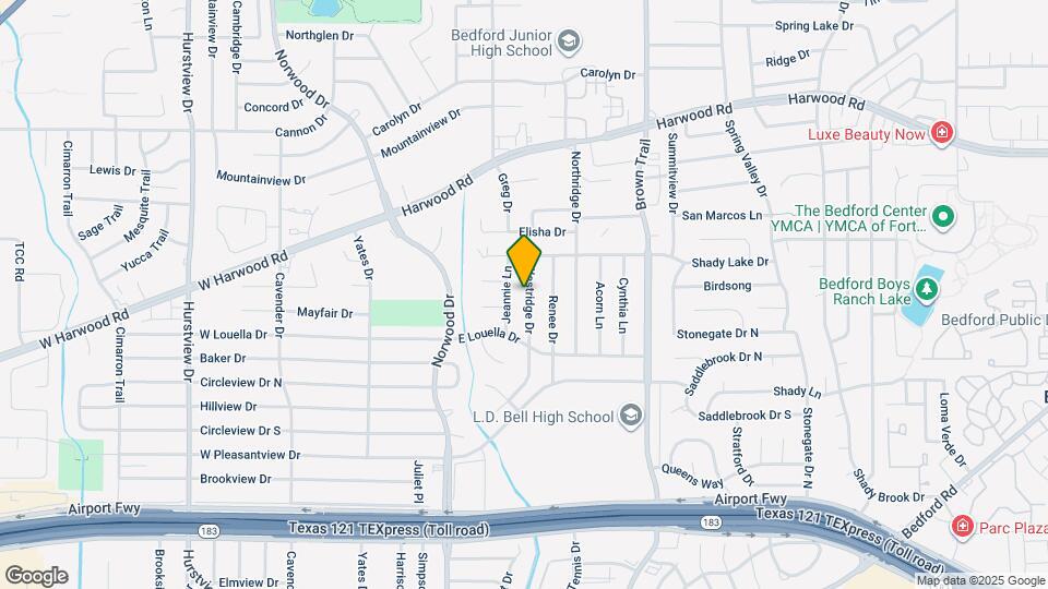 1745 Westridge Dr Mapa y Detalles de la Ubicación