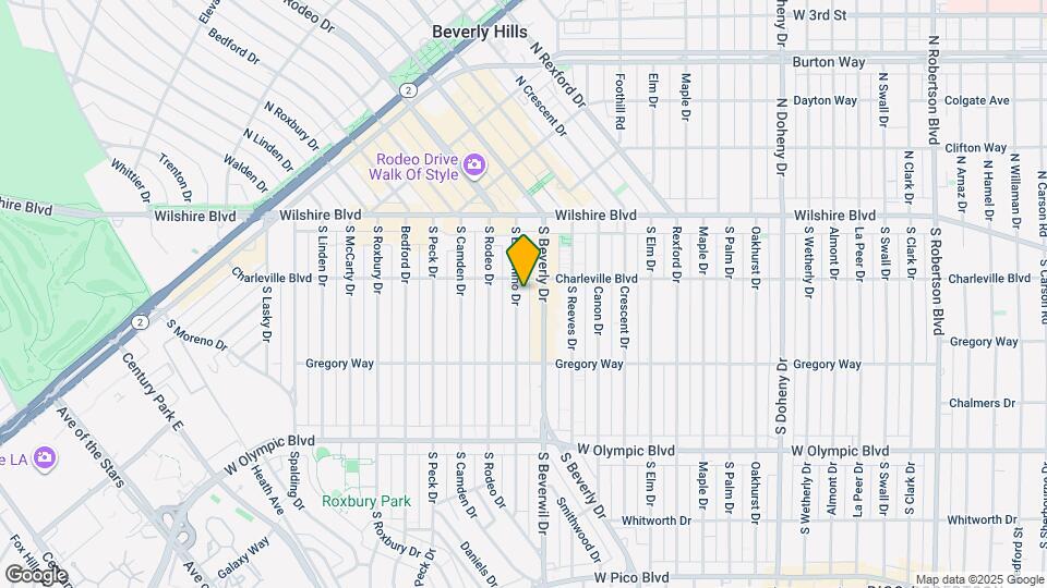 208 S El Camino Dr Map and Location Details