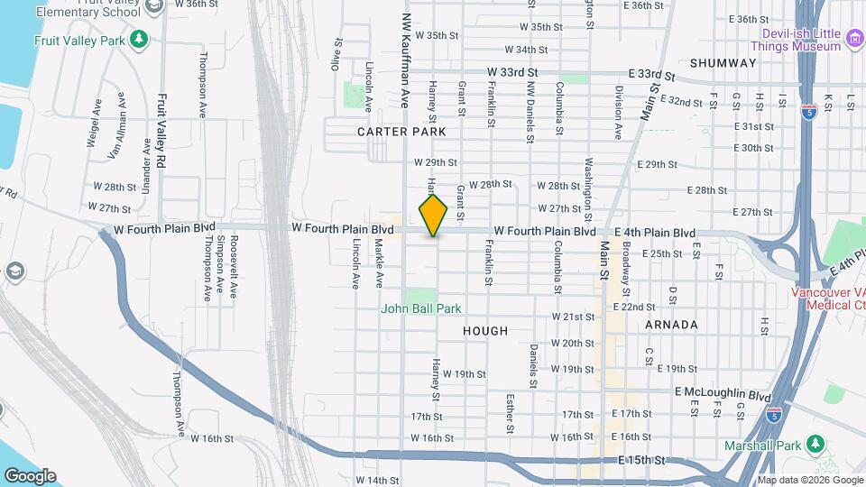 2500 Harney St Map and Location Details