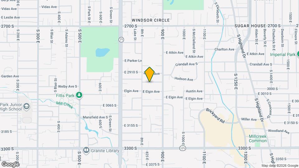 826 E Hudson Ave, Unit Unit B Map and Location Details