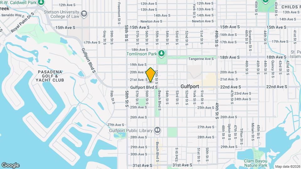 5519 1/2 Gulfport Blvd S Map and Location Details