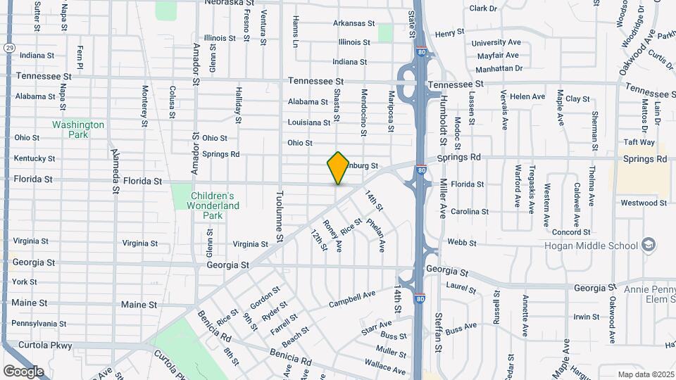 132 Shasta St Map and Location Details