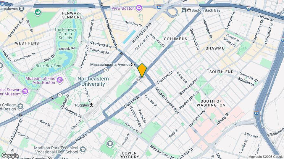 600 Columbus Ave, Unit 8 Mapa y Detalles de la Ubicación