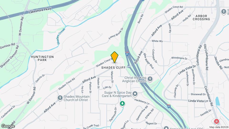 1166 Alford Ave Map and Location Details